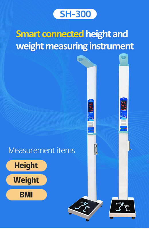 SH-300 Human Weight Scale Health Checkup Digital Height and Weight Coin Operated BMI Machine Scale