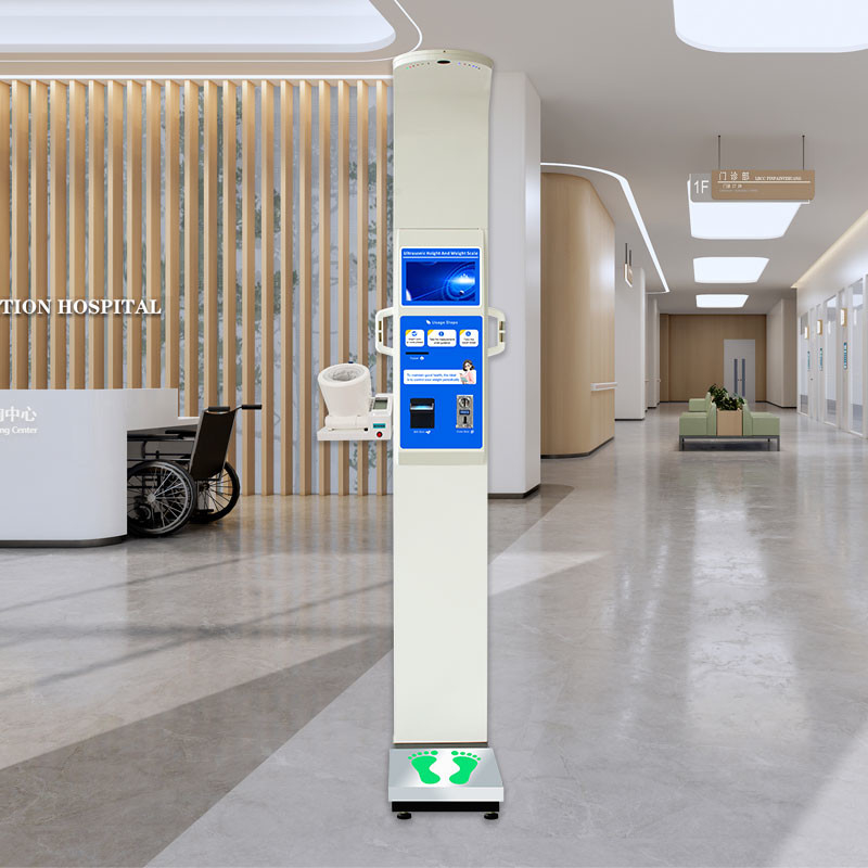Physical Examination Kiosk Machine for Height Weight Blood Pressure Body