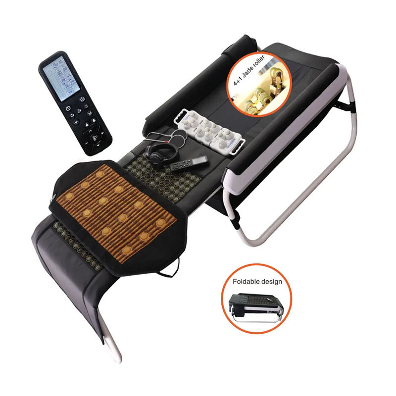 New Trends Chiropractic Spine Therapy Bed Massager Jade Thermal Salon Furniture Infrared Massage Bed