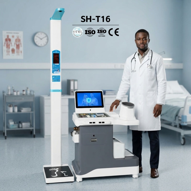 SH-T16 Class II Clinical Preventive Health Check Kiosk AI-powered Health Assessment Kiosk with A4 Printer