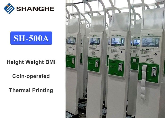 LCD Display Digital Scale With Height Measurement , Pharmacy / Hospital Weighing Machine