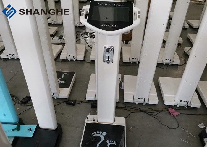 Automatic Body Fat Percentage Analyzer , Portable Ultrasonic Height Body Fat Analyzer