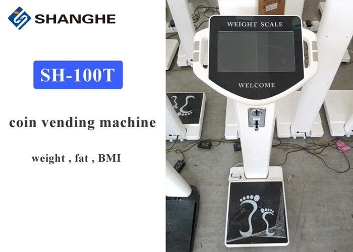 Coin Operated BMI Weight Scale With Body Fat Analysis Coin Vending Machine