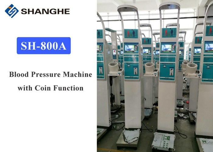 SH-800A Height And Weight Measuring Scale / Height Weight Bmi Machine 45kg Gross Weight