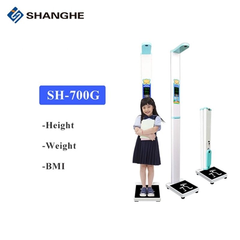 Bmi Lcd Screen 7'' 180cm Kids Height Weight Scale
