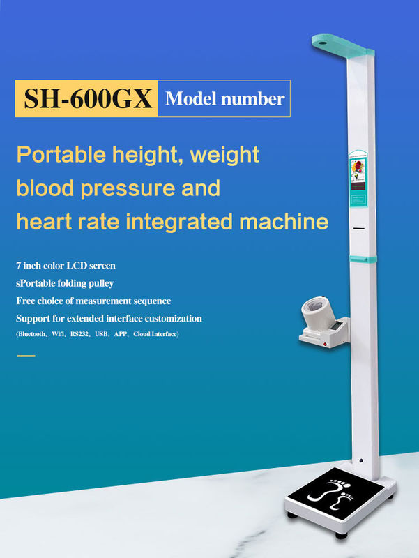 Intelligent Height Weight Bmi Blood Pressure Machine Measurement Scale