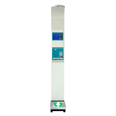 Electronic Coin Operated Body Height And Weight Bmi Scale 10.1 Inch Lcd Screen